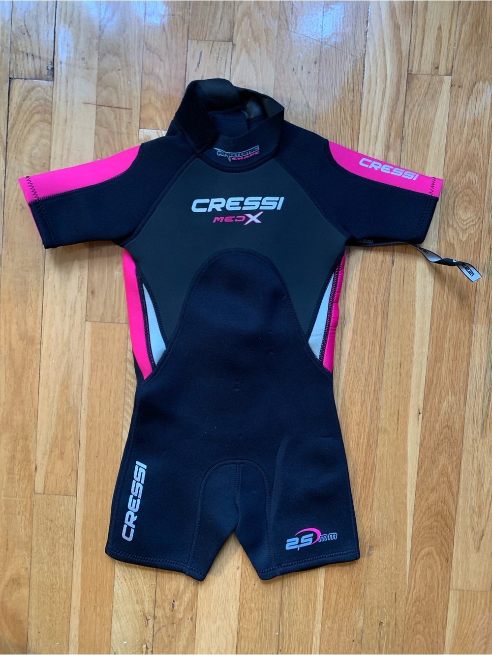 Cressi Kids' Shorty Wetsuit - Black & Pink